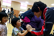 A Visit to the kindergartens, the nursery schools, the elementary schools, the city hall and the prefectural government office in Kumamoto.