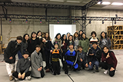 We organized a visit to OPAKIS (the studio of Digital Frontier Inc.) for students from the University of Hong Kong.