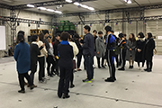 We organized a visit to OPAKIS (the studio of Digital Frontier Inc.) for students from the University of Hong Kong.