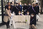 Carried out a regular cleanup activity in Shibuya's Nampeidai-cho neighborhood