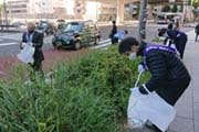 Carried out a regular cleanup activity in Shibuya's Nampeidai-cho neighborhood