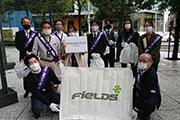 Carried out a regular cleanup activity in Shibuya's Nampeidai-cho neighborhood