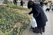 Carried out a regular cleanup activity in Shibuya's Nampeidai-cho neighborhood