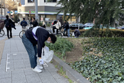 Carried out a regular cleanup activity in Shibuya's Nampeidai-cho neighborhood