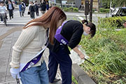 Carried out a regular cleanup activity in Shibuya's Nampeidai-cho neighborhood