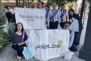 Carried out a regular cleanup activity in Shibuya's Nampeidai-cho neighborhood