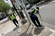 Carried out a regular cleanup activity in Shibuya's Nampeidai-cho neighborhood