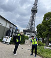 Carried out a regular cleanup activity in Shibuya's Nampeidai-cho neighborhood