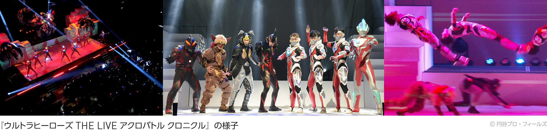 『ウルトラヒーローズ THE LIVE アクロバトル クロニクル』の様子