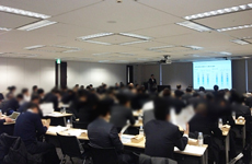 2014年3月期 第2四半期算説明会 会場風景