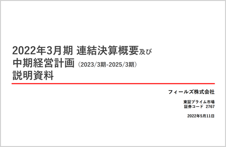 2022年3月期 決算説明会 会場風景